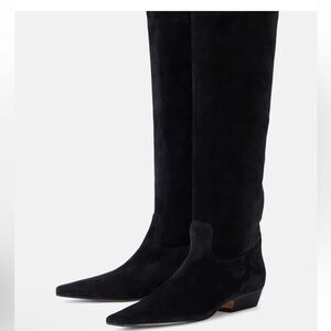 KHAITE
Marfa suede knee-high boots